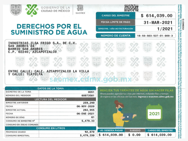 Ahorro de agua industrial Ilsafrigo 83% reducción de costo.